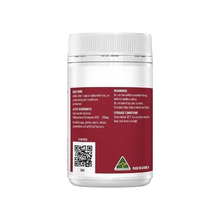 VIÊN UỐNG BỔ TIM HEALTHY CARE COENZYME Q10 150MG 100 VIÊN ÚC