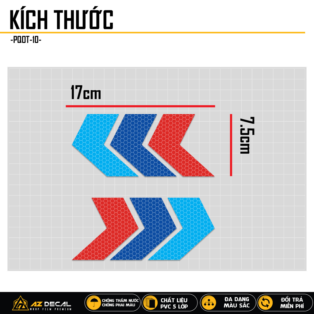 Decal Phản Quang Dán Ô Tô Mẫu Cờ Các Nước | PQOT-10 | Tem Dán Cản Sau Kính Lái Sườn Xe Hơi Oto Chống Nước