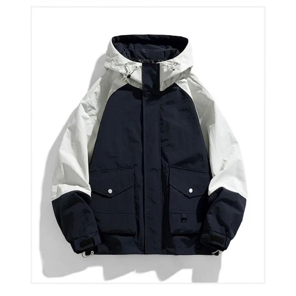 Áo Khoác Big Size Nam Revered 75kg-125kg, Áo Khoác Gió Nam Big Size Có Mũ KG1 Chống Nắng, Chống Nước Tiện Dụng,Thoải Mái