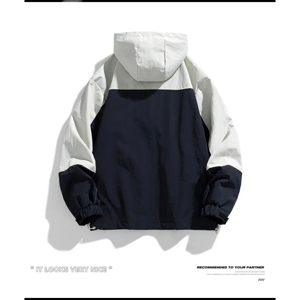 Áo Khoác Big Size Nam Revered 75kg-125kg, Áo Khoác Gió Nam Big Size Có Mũ KG1 Chống Nắng, Chống Nước Tiện Dụng,Thoải Mái