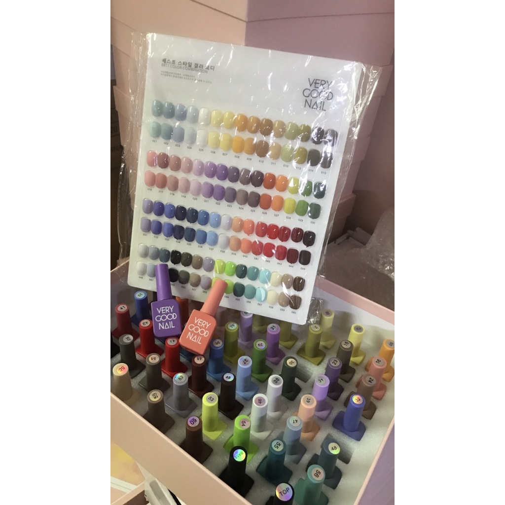 Set sơn gel very good nail 60 chai , set sơn gel