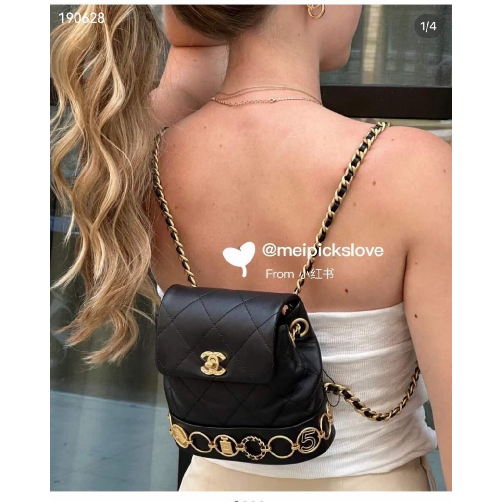 Ba Lô Chà Neo size 18cm Chất Liệu Da Cừu Mềm Mượt Hàng fullbox nam châm