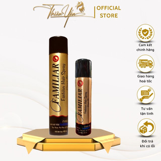 Keo xịt tóc gôm tạo kiểu và giữ nếp tóc familiar vitamin b5 200ml 400ml