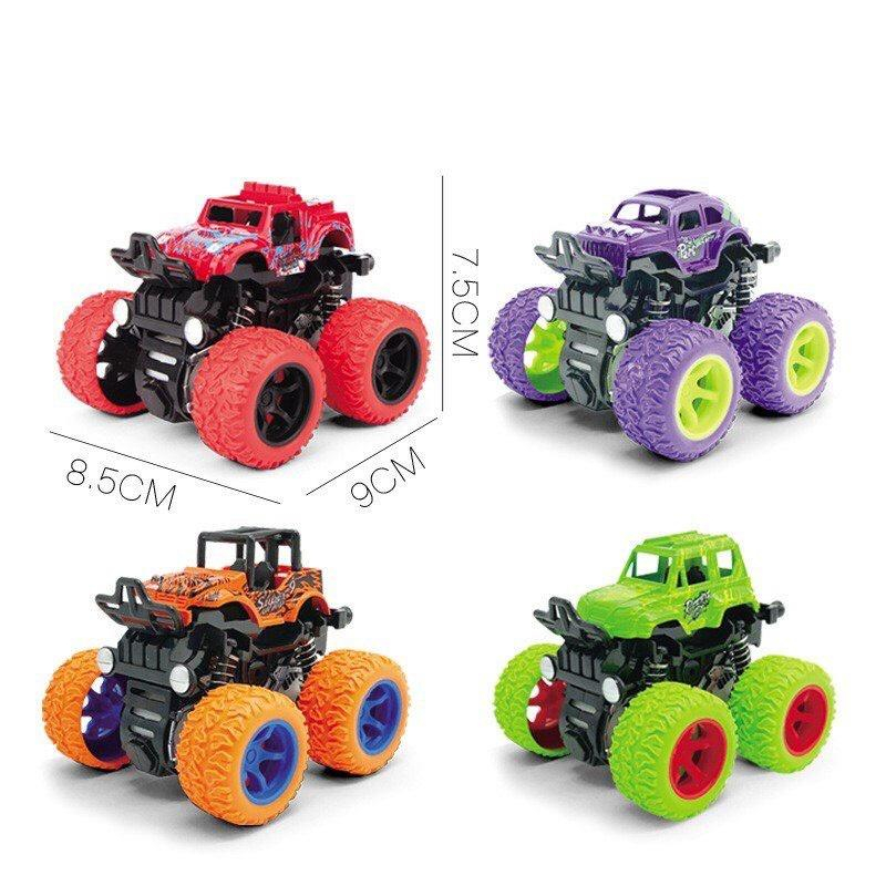Đồ chơi xe ô tô địa hình chạy đà quán tính bằng nhựa nguyên sinh an toàn, chạy rất xa và khỏe