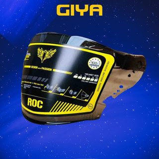 Kính đen ROC 3/4 R02 thay nón bảo hiểm 3/4 ROC chính hãng - gắn được cho nón Yohe 878