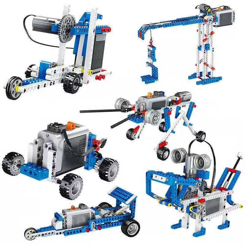 Đồ Chơi Lắp Ráp 9686 396 chi tiết Kỹ Sư Cơ Khí Có Động Cơ - Tặng MOTOR M + Sách hướng dẫn in màu