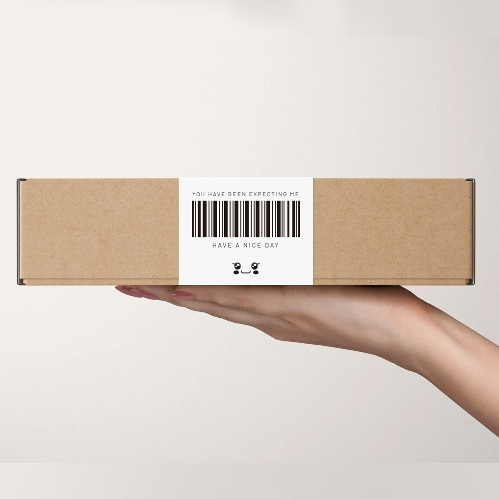 Tem dán 50 sticker Thank you kiểu bưu thiếp Postcard TE28 decal niêm phong bao bì dán cảm ơn đẹp mắt