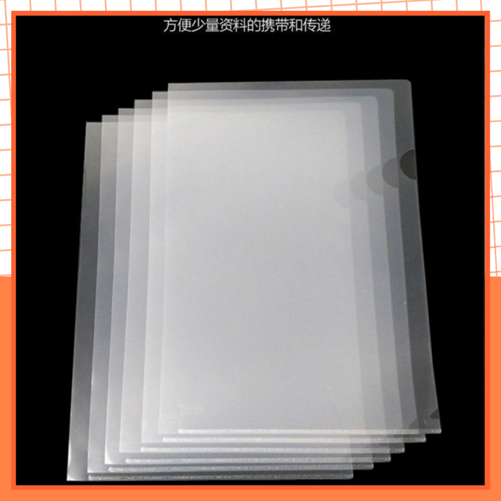 Túi Đựng Tài Liệu - Bìa Lá Văn Phòng Phẩm Trong Suốt A4 MEKI Văn Phòng Phẩm