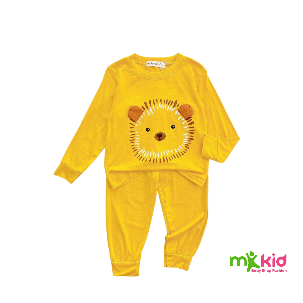 Bộ Thu Đông Cho Bé 7-27KG 💖 Bộ Thun Lạnh Dài Tay MK KID Với Họa Tiết OTO Và Phi Hành Gia Cho Bé Trai