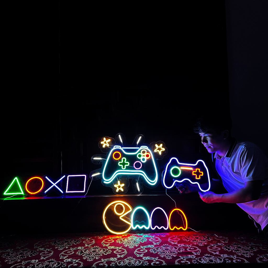 |GAMEROOM NEON collection| Đèn led neon theo yêu cầu decor trang trí phòng gaming NEONCHILL97