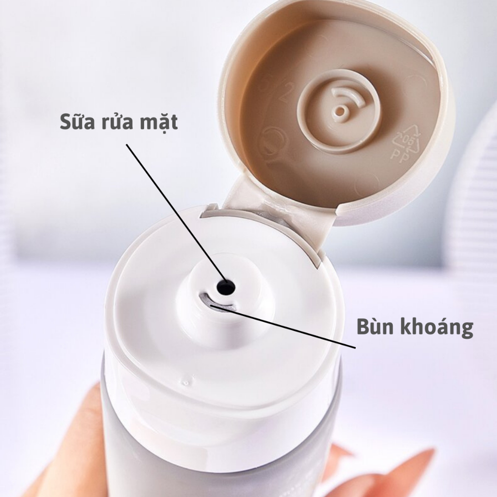 Sữa rửa mặt và bùn khoáng Nishini, 2in1, kết hợp hoàn hảo cho làn da sạch mịn