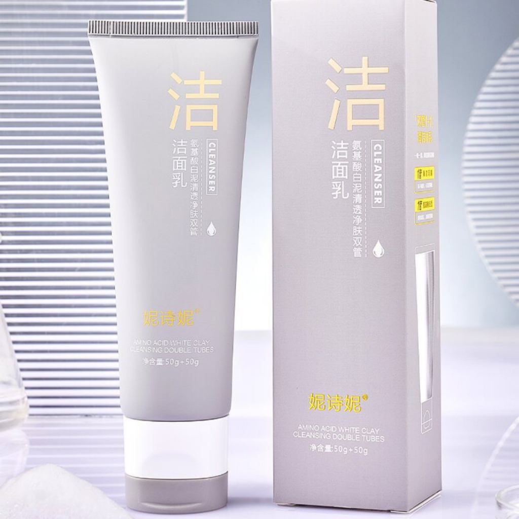 Sữa rửa mặt và bùn khoáng Nishini, 2in1, kết hợp hoàn hảo cho làn da sạch mịn