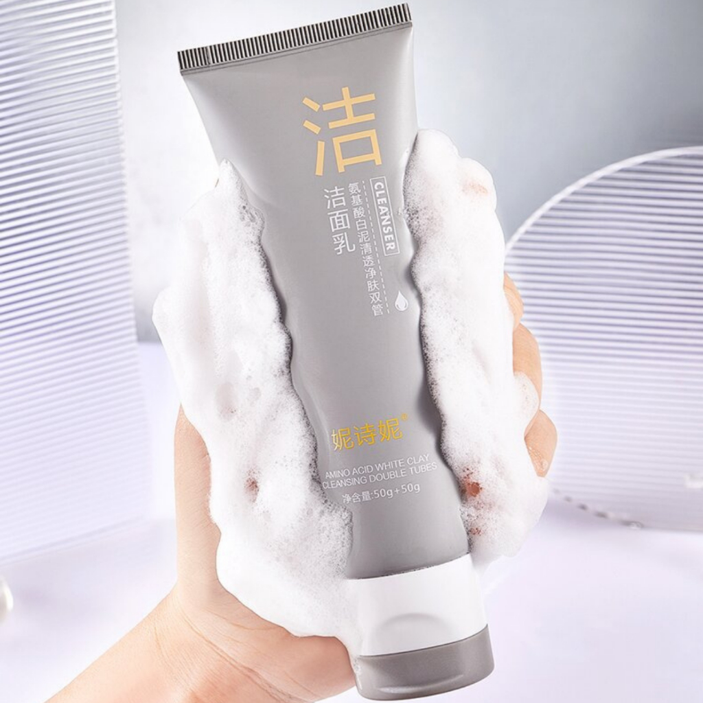 Sữa rửa mặt và bùn khoáng Nishini, 2in1, kết hợp hoàn hảo cho làn da sạch mịn