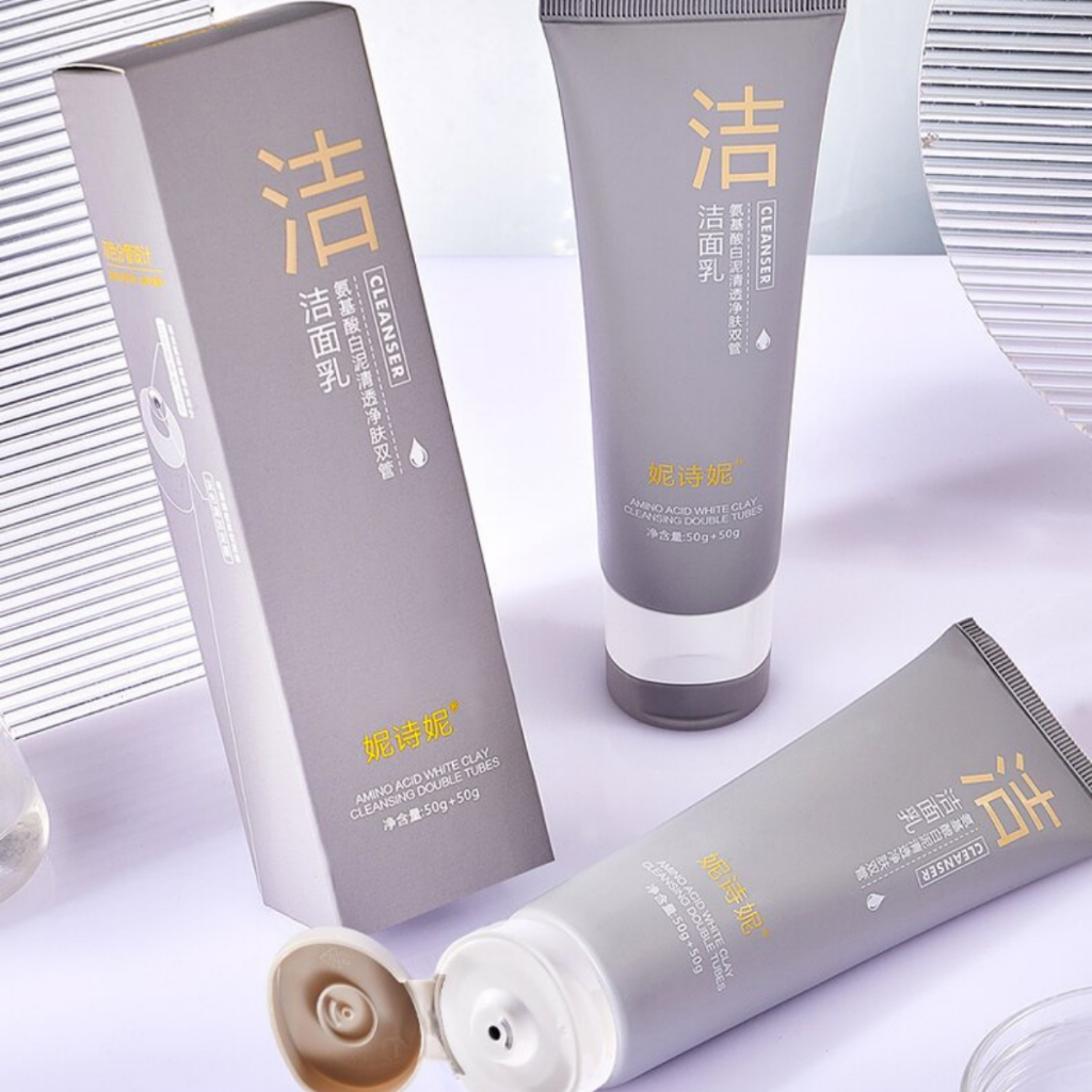 Sữa rửa mặt và bùn khoáng Nishini, 2in1, kết hợp hoàn hảo cho làn da sạch mịn