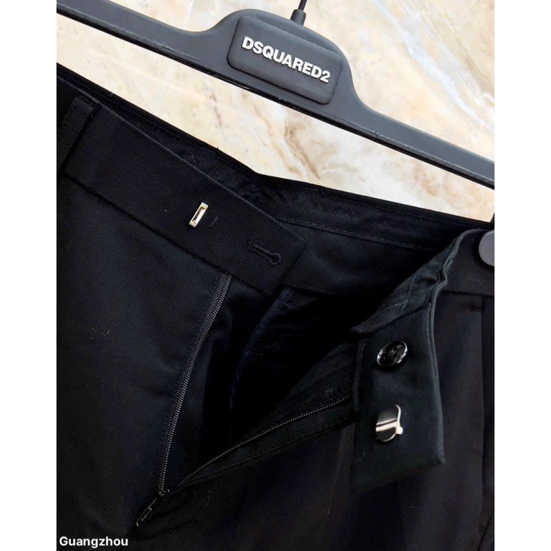 Quần Âu Ci Di Ong Thêu Vàng Trước Điểm Nhấn Chất Vải Dày Dặn Không Xổ Khi Giặt