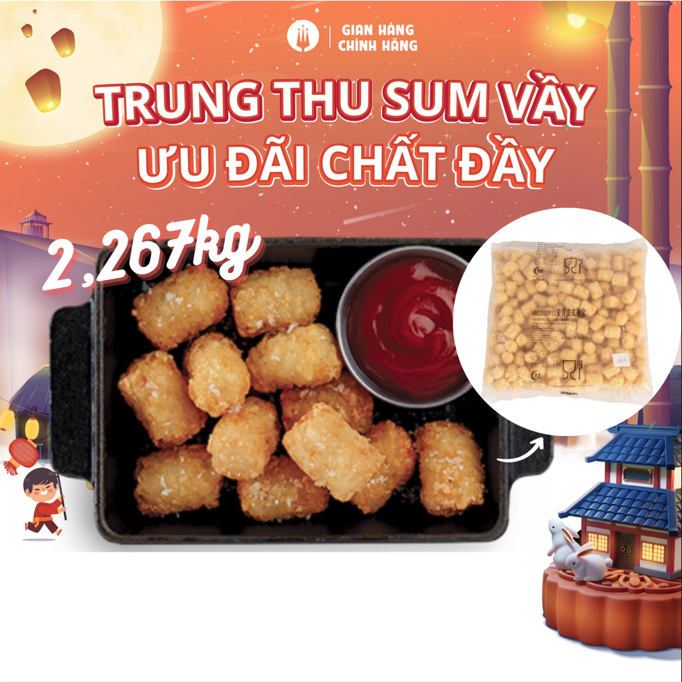 Khoai Tây Bánh Hashbrown Nút Chai Grade A  McCain 2,267kg – McCain ăn giòn rụm McCain Ăn vặt số 1
