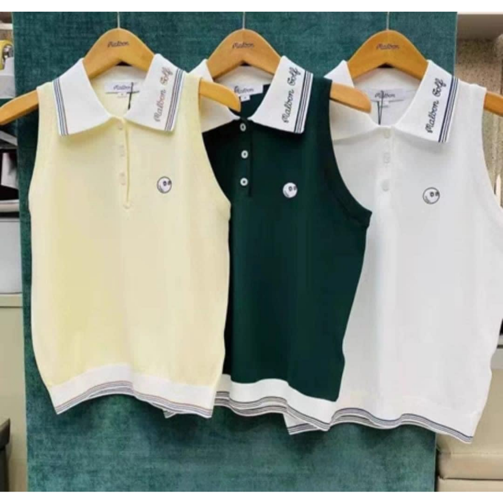 Áo golf gile nữ malbon-Áo golf nữ chất vải co dãn cao cấp