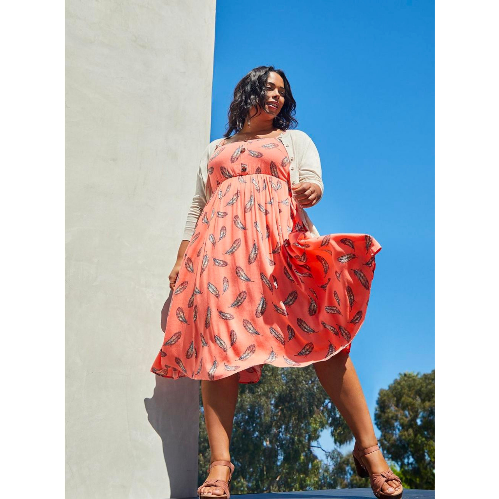 ĐẦM MIDI VNXK 2 LỚP TORRID