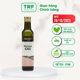 [DATE 28/10/2023] Dầu ép lạnh hạt Óc chó Australia chống ô xi hóa PRESSED PURITY 375ML -
