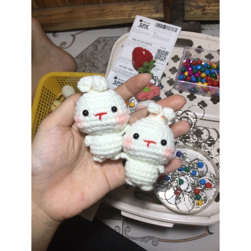 Móc khoá bằng len