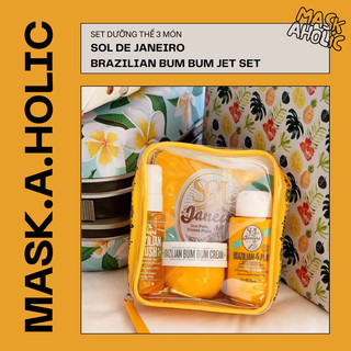 Set dưỡng da toàn thân sol de janeiro bum bum jet set