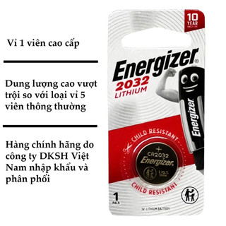combo 3 Pin cúc áo Energizer CR2032 3V
