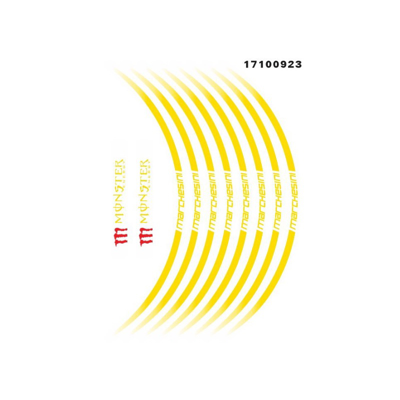 Tem dán vành xe máy mẫu Marchesini ,tem 4 lớp chống nước