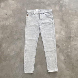 Quần jean nam xám trơn cao cấp vải jean co giãn 4 chiều cực đẹp form ôm dáng skinny chuẩn size_JEANEP311