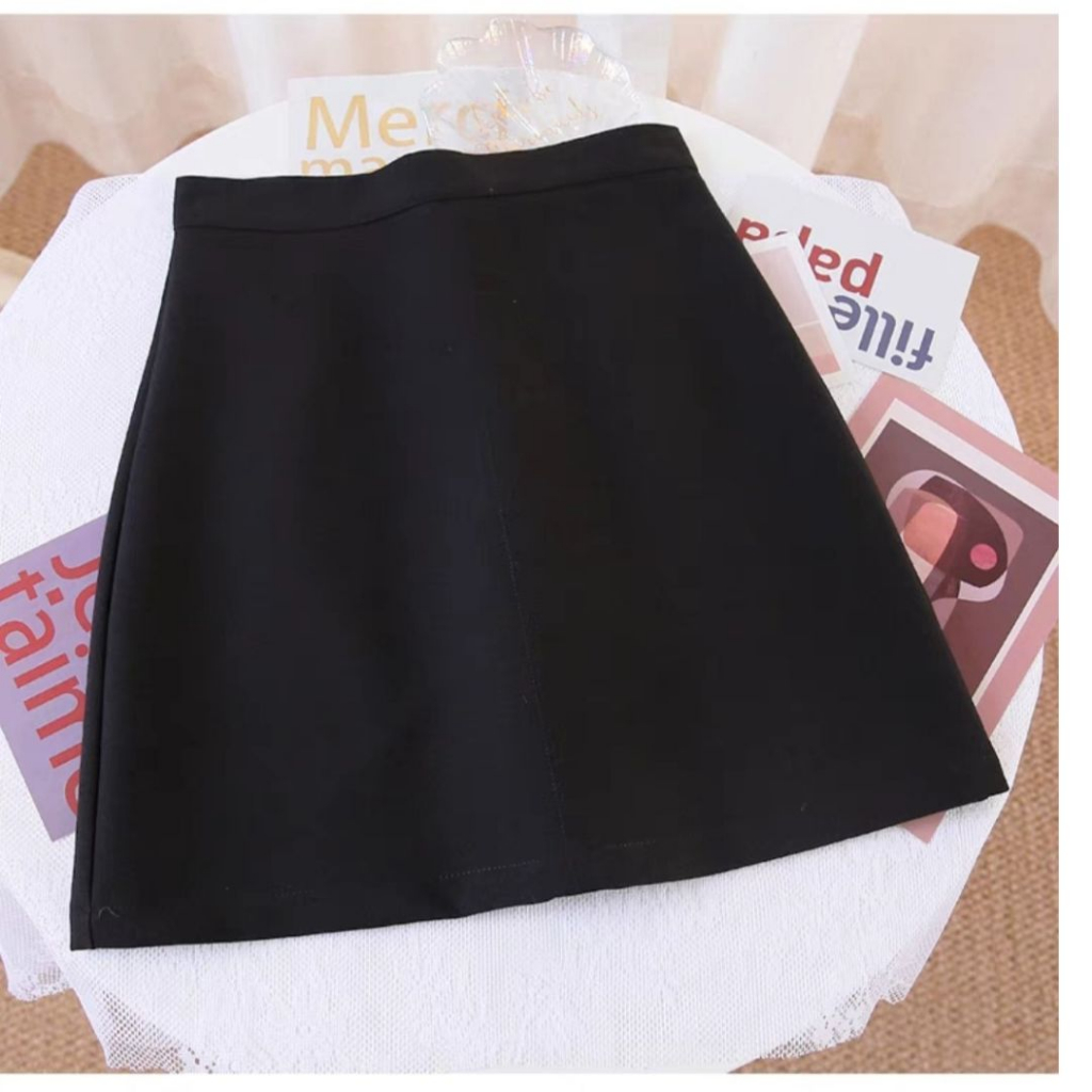 Chân váy Chữ A Cao Cấp 2 Lớp Vải Có Lót Quần Bên Trong