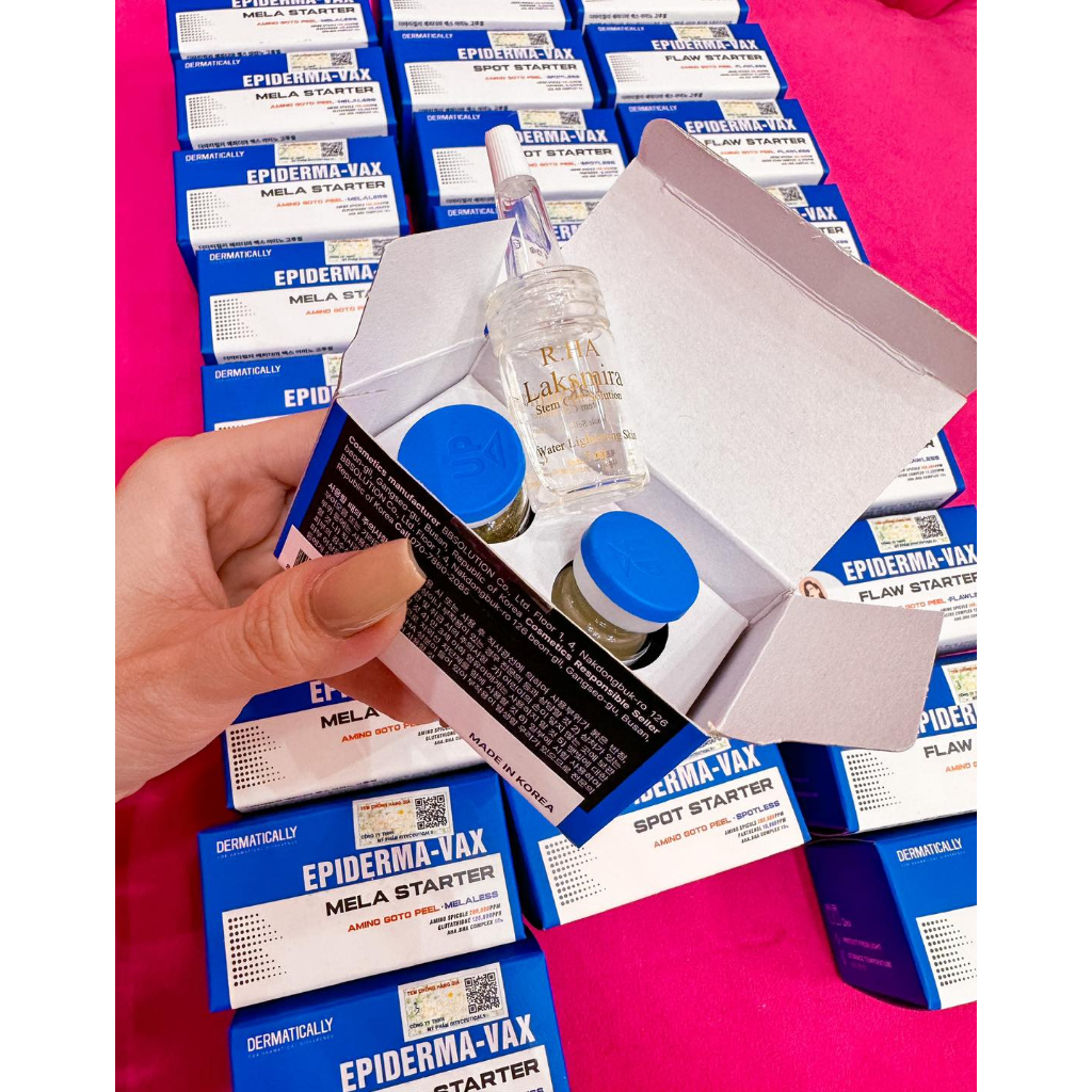 Vi tảo bong Dermatically Epiderma Vax Amino Goto Peel - Út store