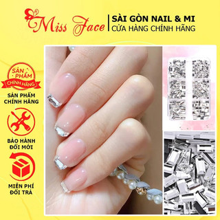 Khay đá chân bằng mix 6 mẫu ô vuông , chữ nhật