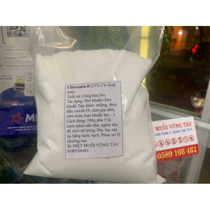 500g CLORAMIN B khử khuẩn đau mắt đỏ, tay chân miệng….