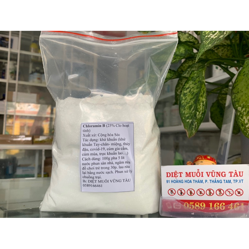 500g CLORAMIN B khử khuẩn đau mắt đỏ, tay chân miệng….