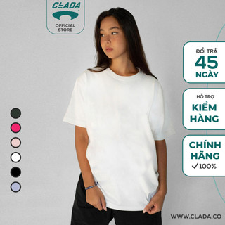 Áo phông blank t-shirt cotton thương hiệu clada-al021