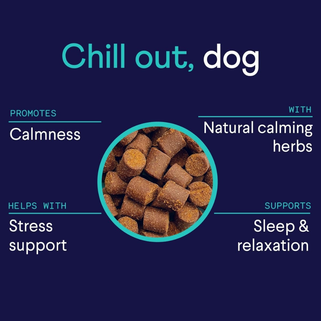 Viên Bổ Nhai Mềm Giảm Căng Thẳng Cho Chó, Finn Calming Aid, Hỗ Trợ Thư Giãn, Ngủ Ngon, Giảm Stress