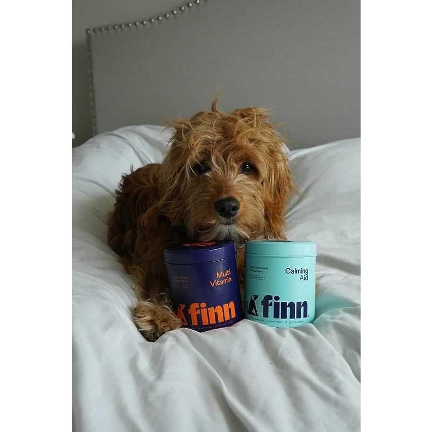 Viên Bổ Nhai Mềm Giảm Căng Thẳng Cho Chó, Finn Calming Aid, Hỗ Trợ Thư Giãn, Ngủ Ngon, Giảm Stress