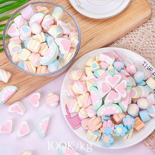 500g kẹo xốp marsh malow mix nhiều loại