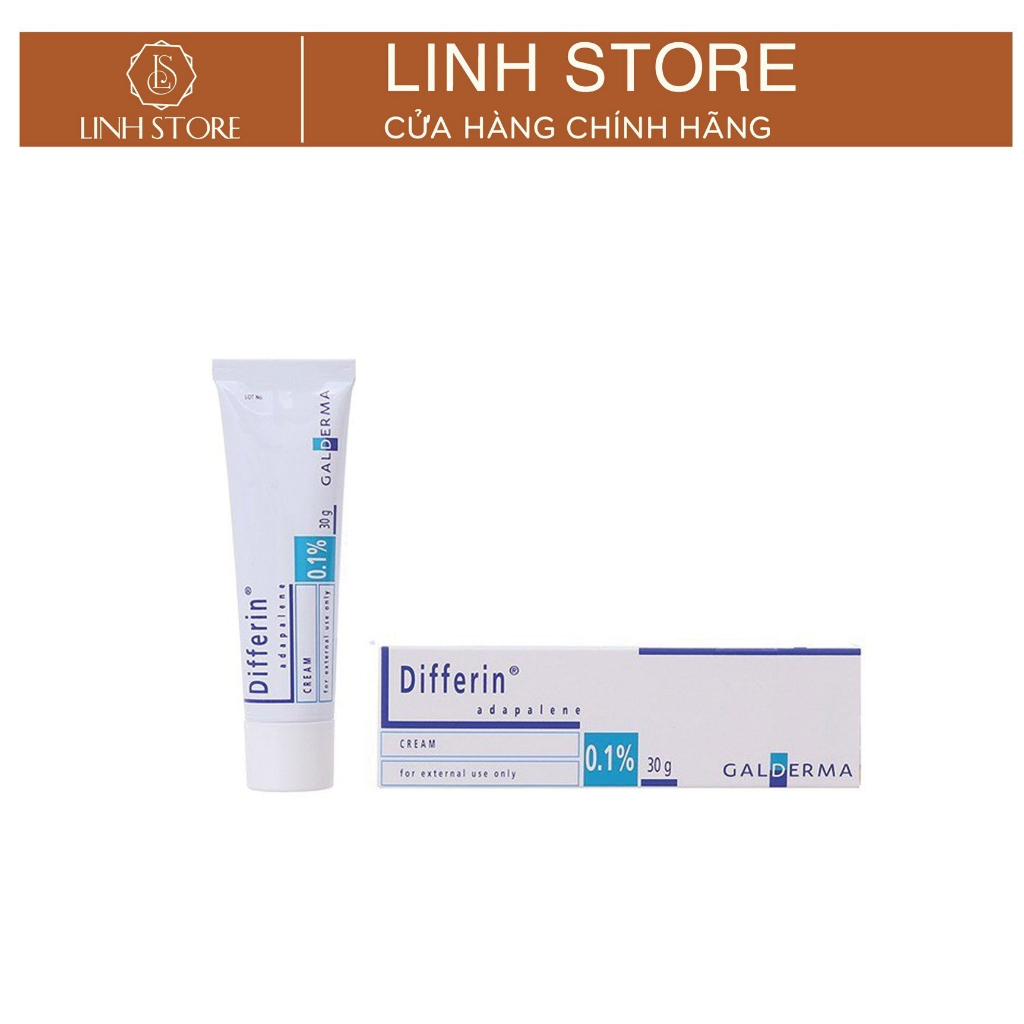 KEM GIẢM MỤN DIFFERINE GEL & CREAM 0,1% 30G