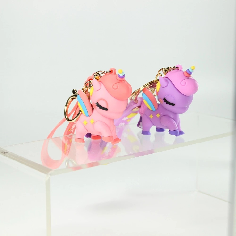 Móc khóa bằng PVC hình kì lân, phụ kiện móc balo túi sách cho nam và nữ cao cấp