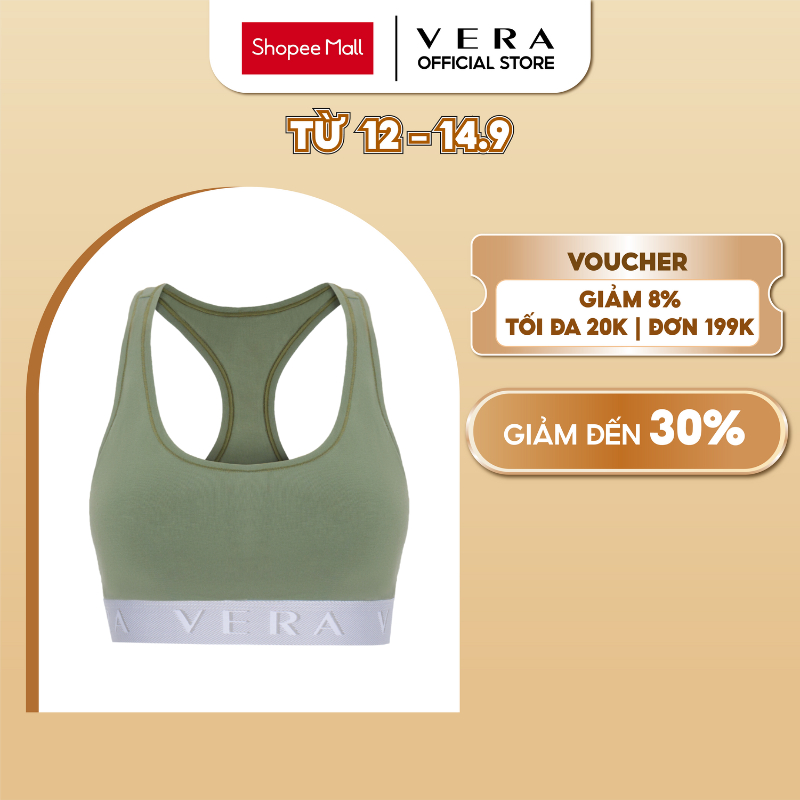 Áo Ngực Vera By Chipu Dáng Sport Bra Cotton Spandex - 0006