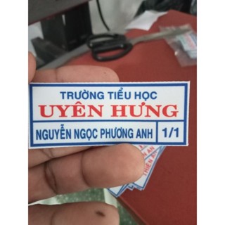  phù hiệu học sinh in theo yêu cầu dùng ủi lên áo học sinh 