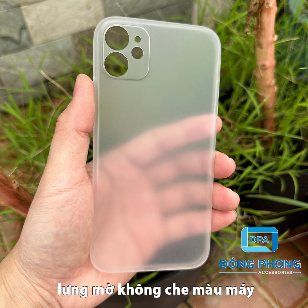 Combo 2 Ốp Lưng Mỏng Nhám Unibody Cho iPhone 11