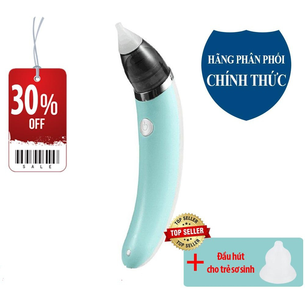 Máy hút mũi cho bé, máy hút dịch đờm cầm tay với 3 chế độ hút làm sạch mũi và họng cho bé