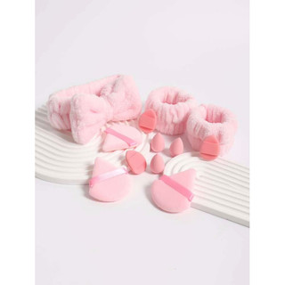 [ORDER SHEIN] Set 12 Bông Mút Và Băng Đô