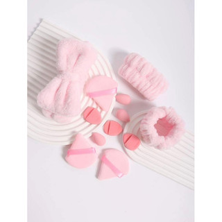 [ORDER SHEIN] Set 12 Bông Mút Và Băng Đô