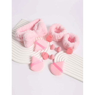 [ORDER SHEIN] Set 12 Bông Mút Và Băng Đô