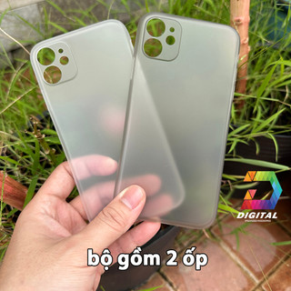 Combo 2 Ốp Lưng Trong Nhám Unibody iPhone 11 Siêu Mỏng