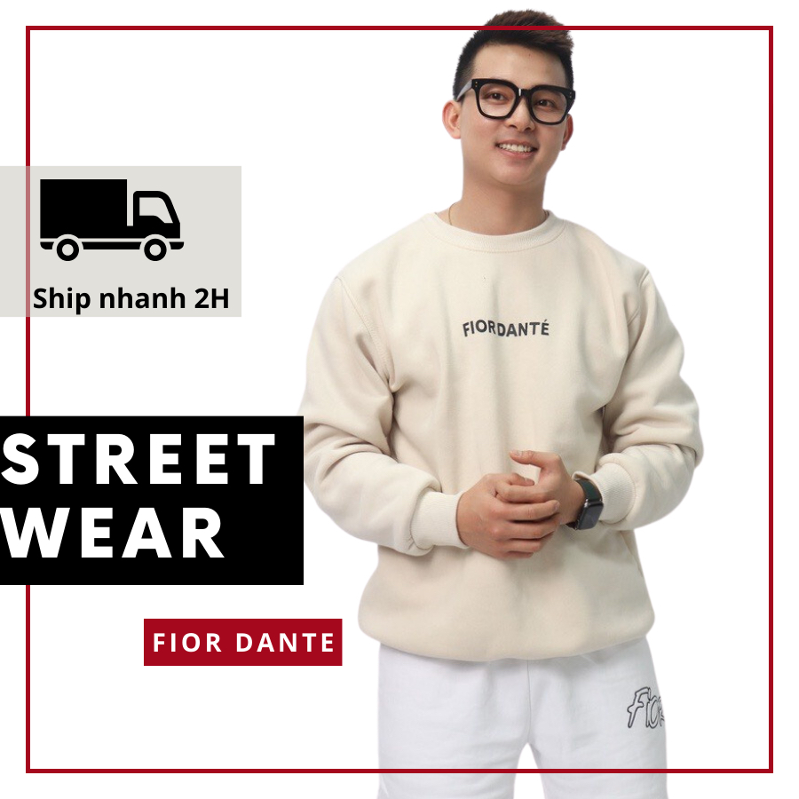 Áo Hoodie Local Brand Unisex Thiết Kế Thêu Chữ FIOR DANTÉ Premium Basic