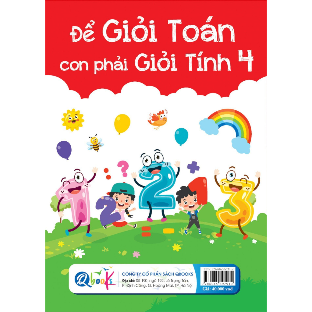 Sách - Để Giỏi Toán Con Phải Giỏi Tính Lớp 4