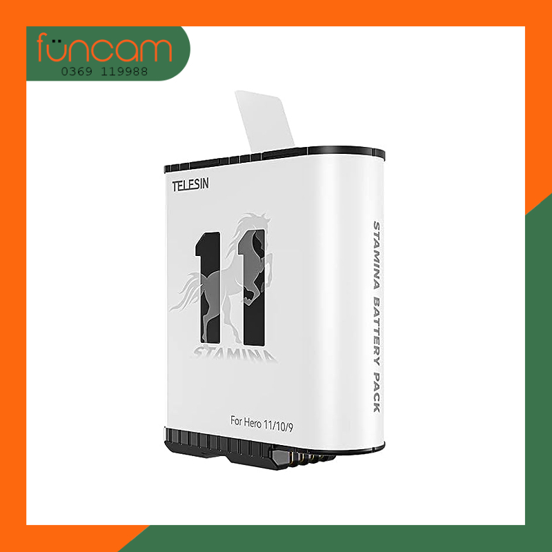 BỘ SẠC 3 + 2 PIN CHO GOPRO 9/10 BLACK - CHÍNH HÃNG TELESIN